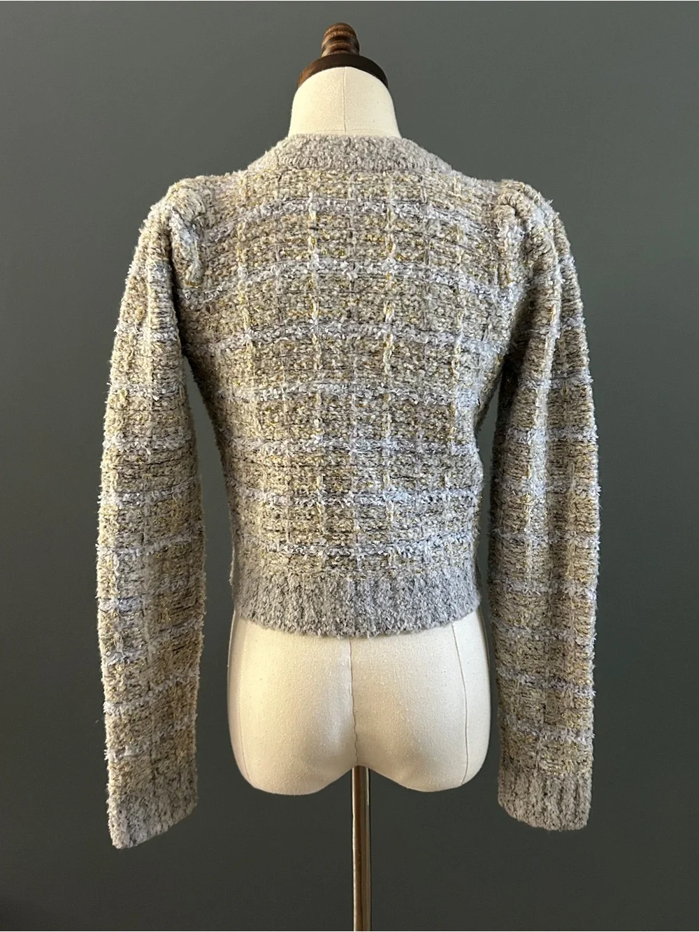 LoveShackFancy Saxon Crop Cardigan